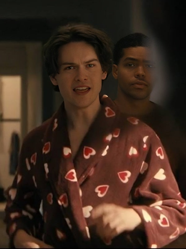 Not Suitable For Work S01 Jack Martin Heart Printed Robe WorthVee