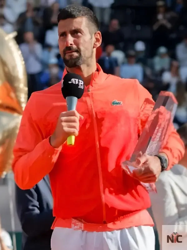 Novak Djokovic Tennis ATP Tournament Jacket Clanton Jacket