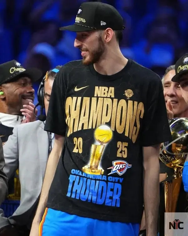 OKC Thunder Championship Shirt Clanton Jacket