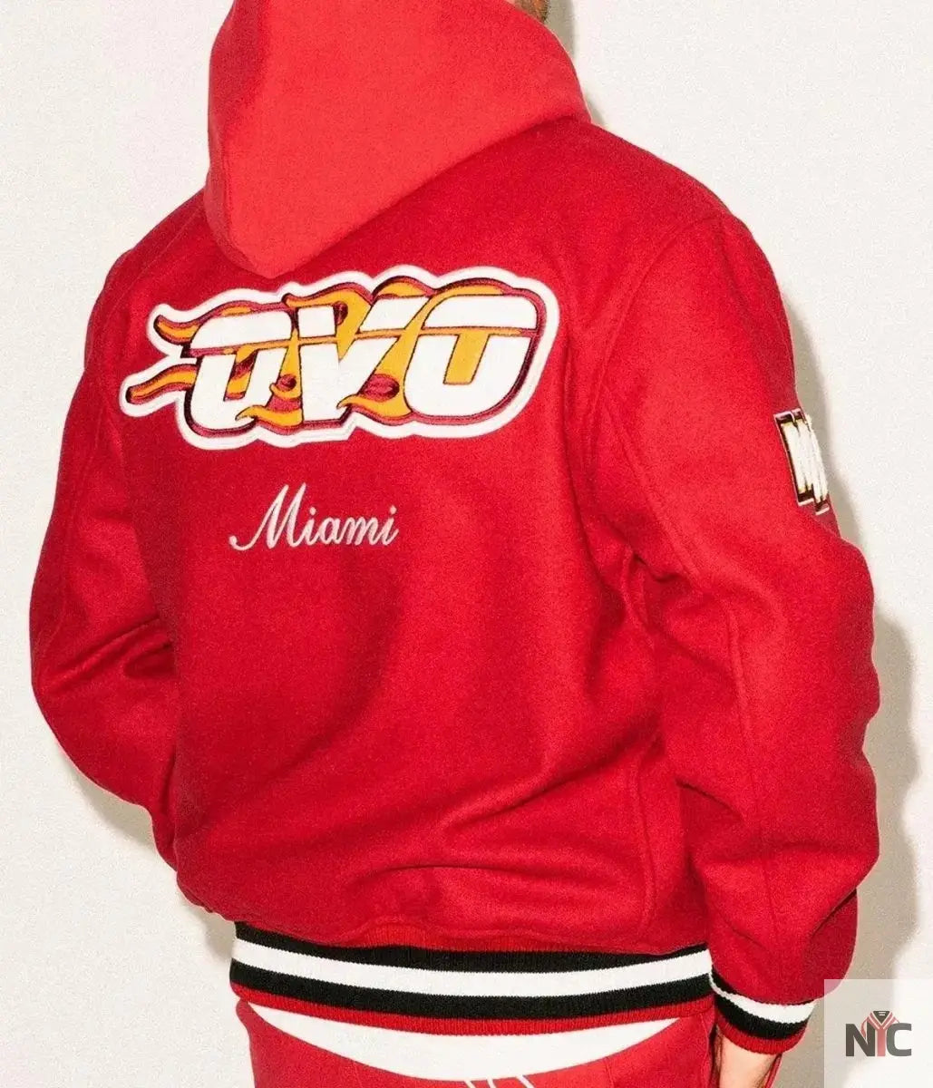 OVO Miami Heat Varsity Jacket Clanton Jacket