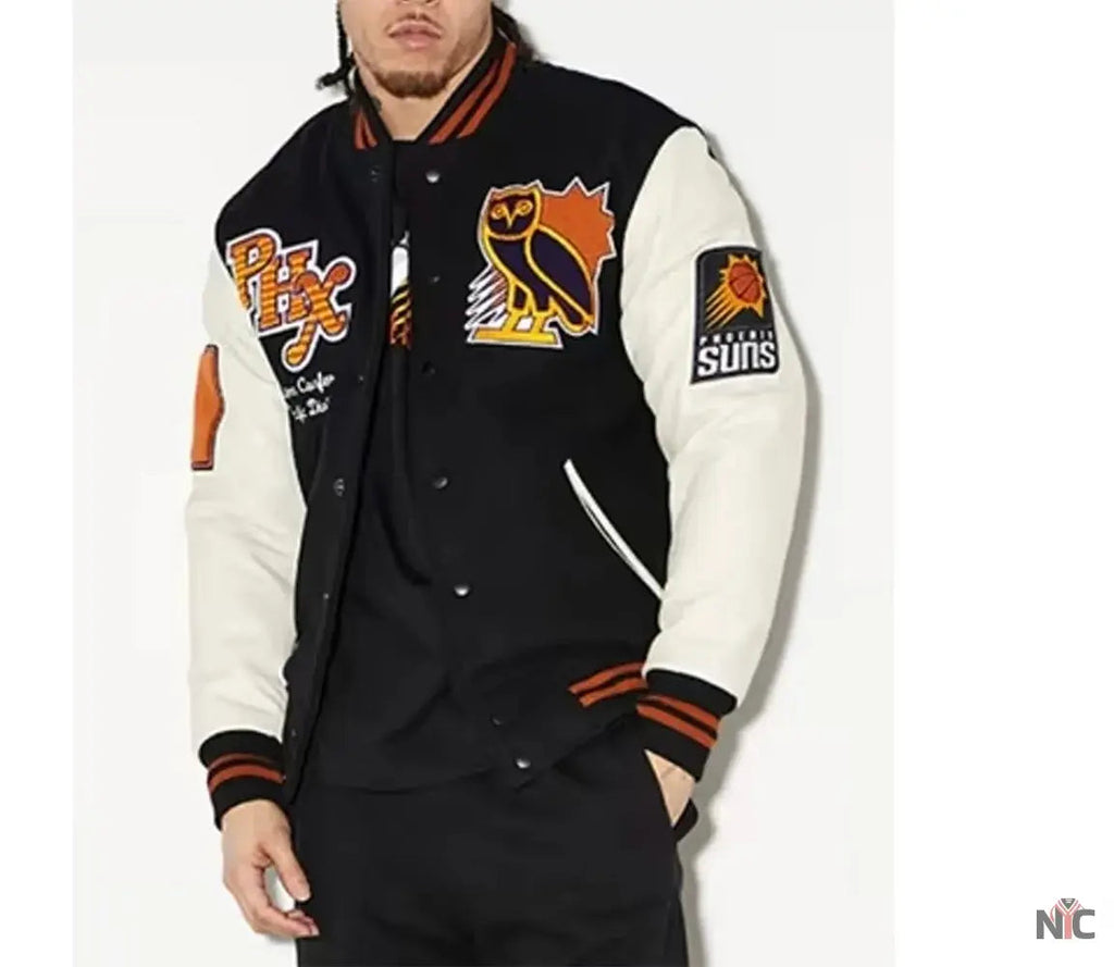 OVO Phoenix Suns Varsity Jacket Clanton Jacket
