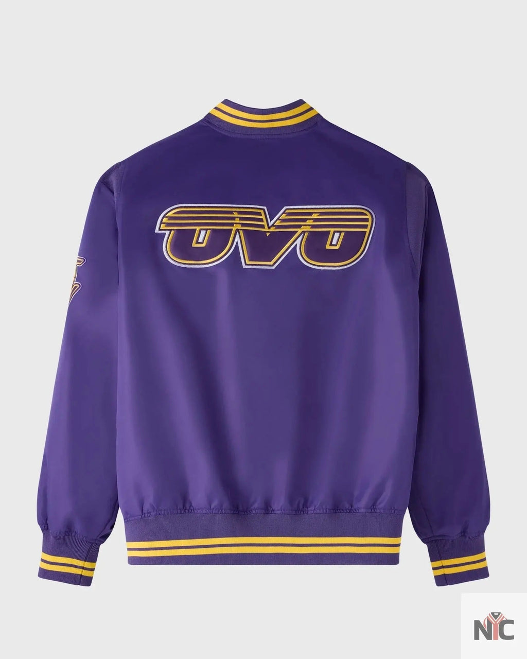 OVO X NBA Los Angeles Lakers Varsity Jacket Clanton Jacket