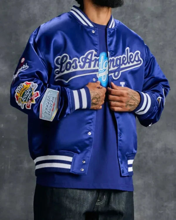 OVO x New Era x MLB Dodgers Varsity Jacket Clanton Jacket