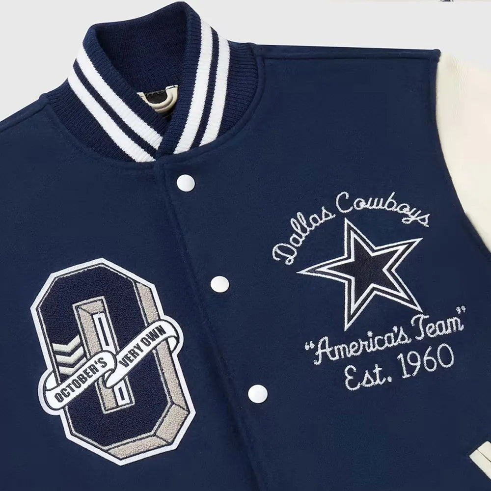 OVO X NFL Dallas Cowboys Varsity Jacket WorthVee