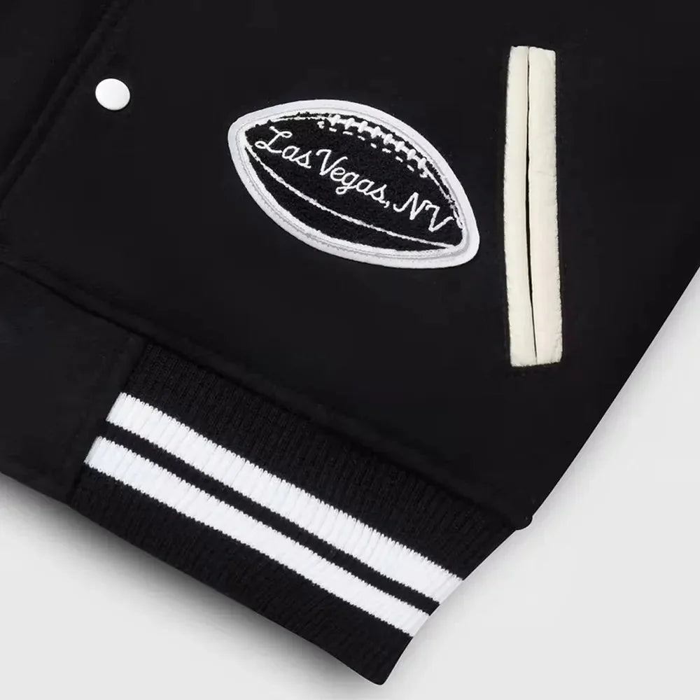 OVO X NFL Las Vegas Raiders Varsity Jacket USA Jackets