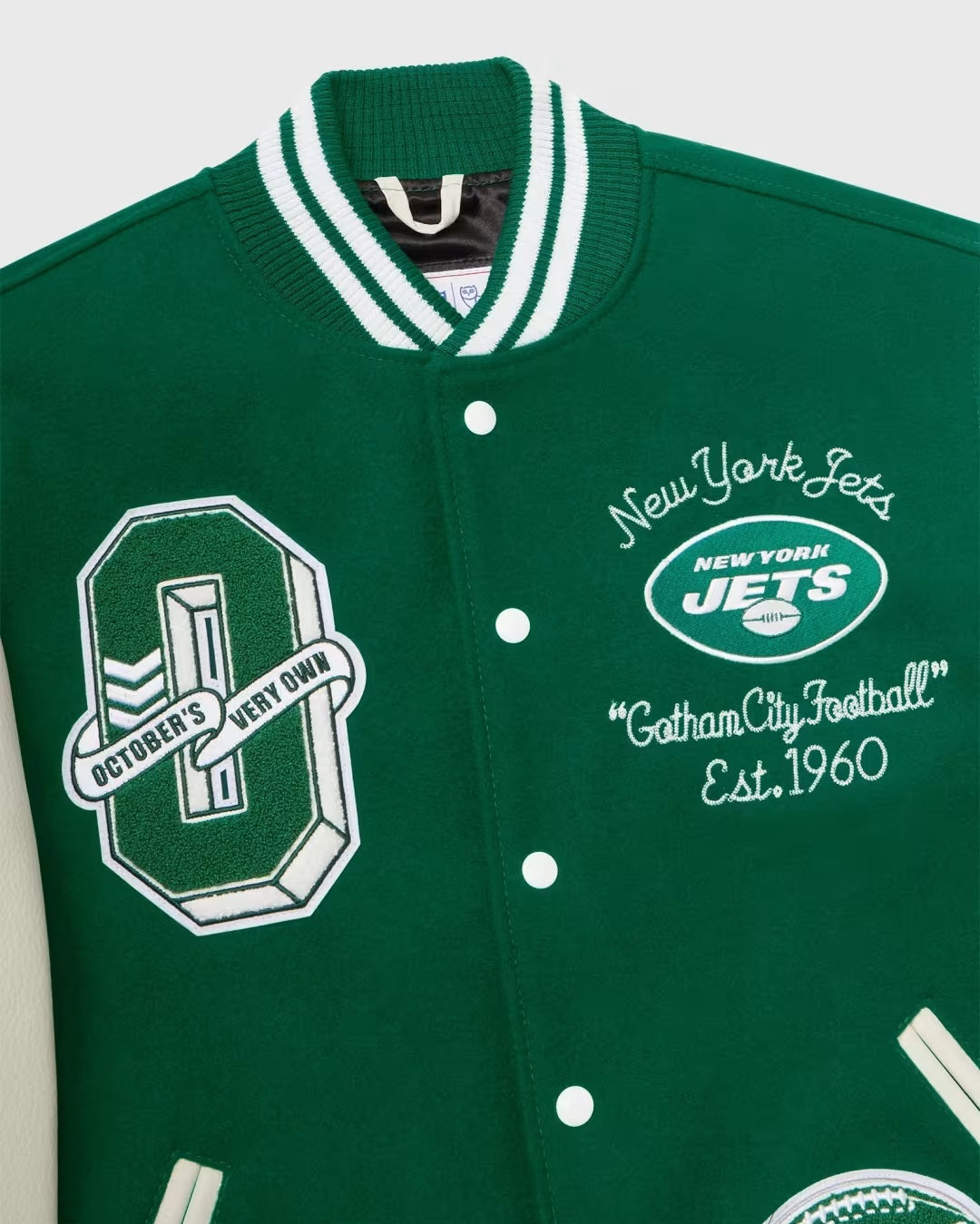 OVO x NFL New York Jets Varsity Jacket WorthVee