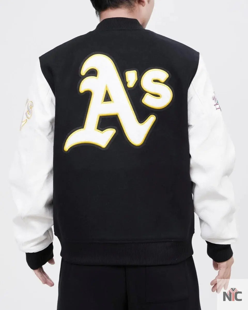 Oakland Athletics Home Town Wool Varsity Jacket Clanton Jacket
