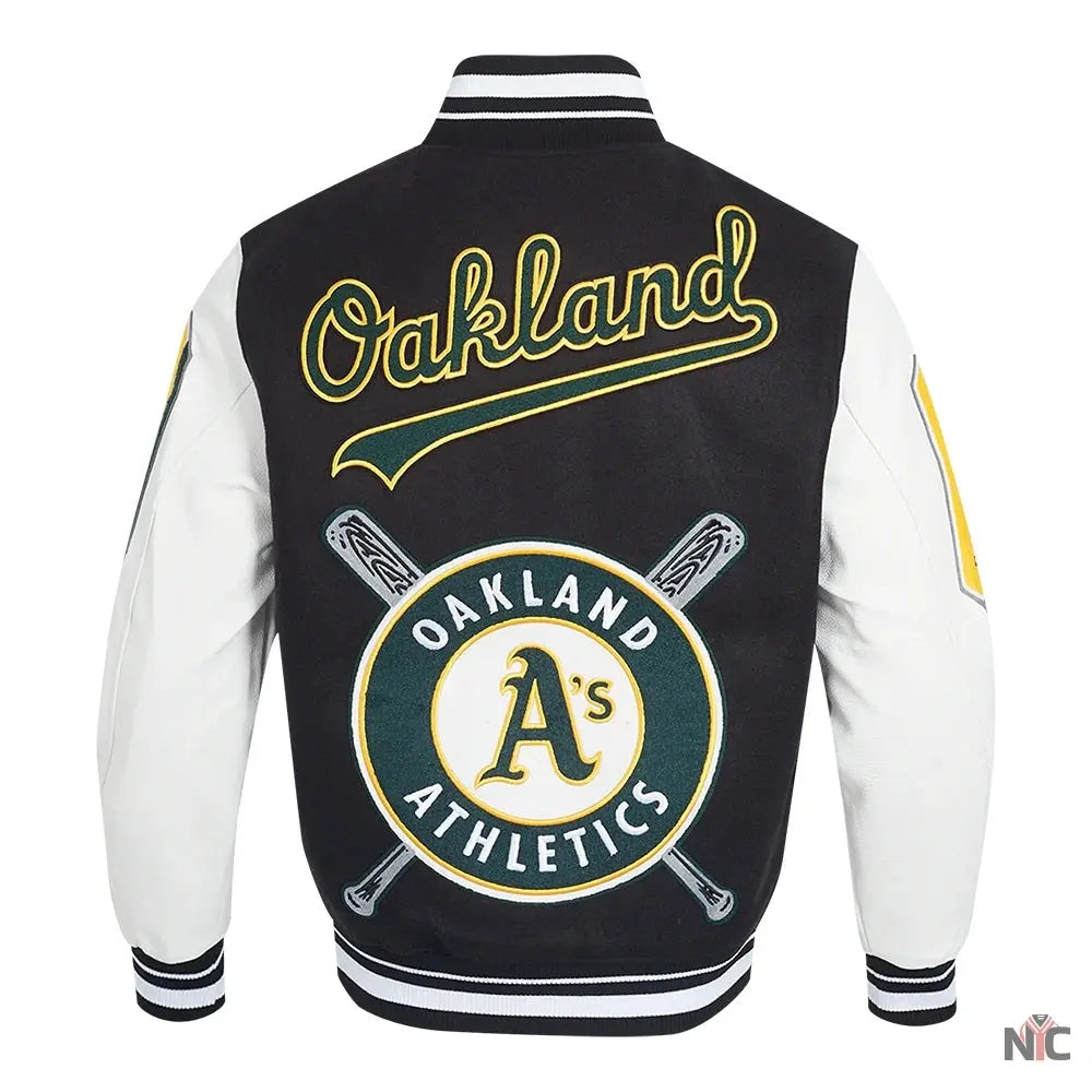 Oakland Athletics Mashup Varsity Jacket Clanton Jacket