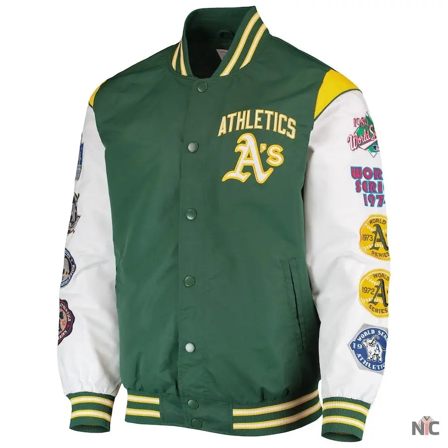 Oakland Athletics World series Champions Jacket Clanton Jacket