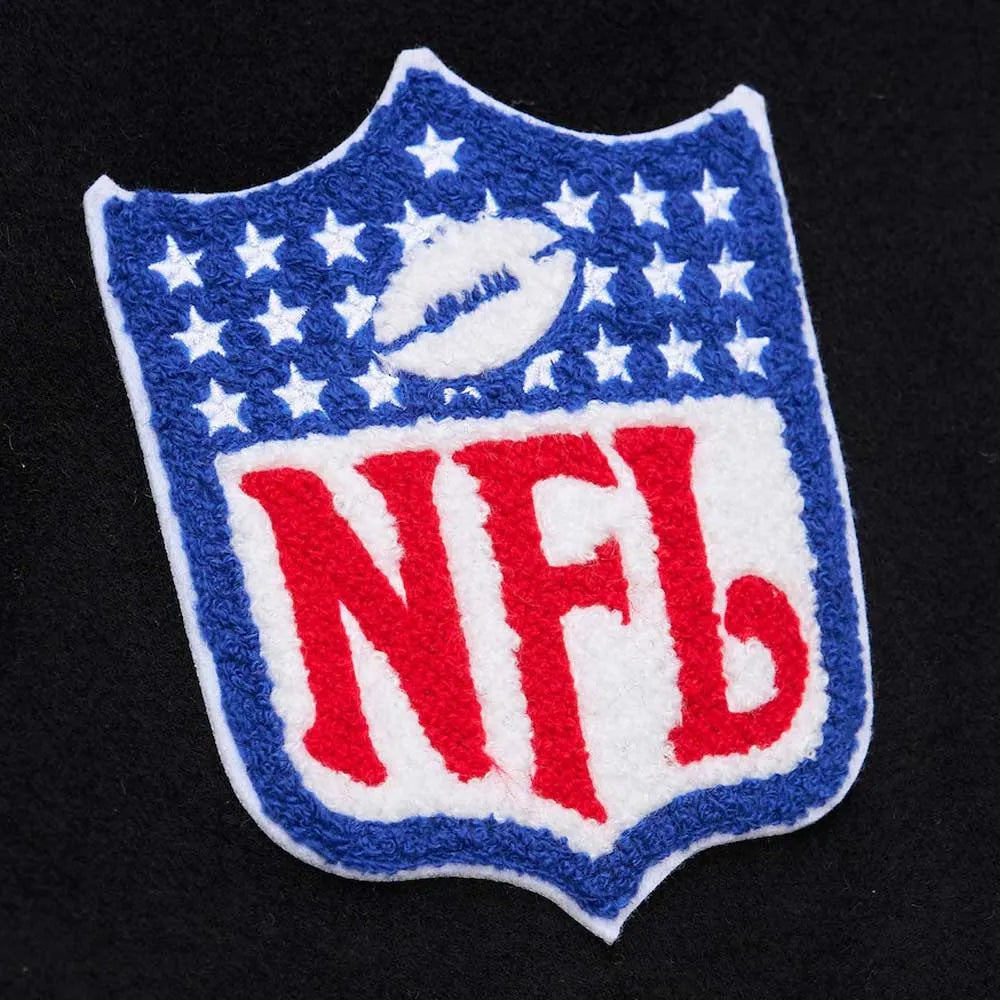Oakland Raiders Varsity Black Wool Jacket WorthVee