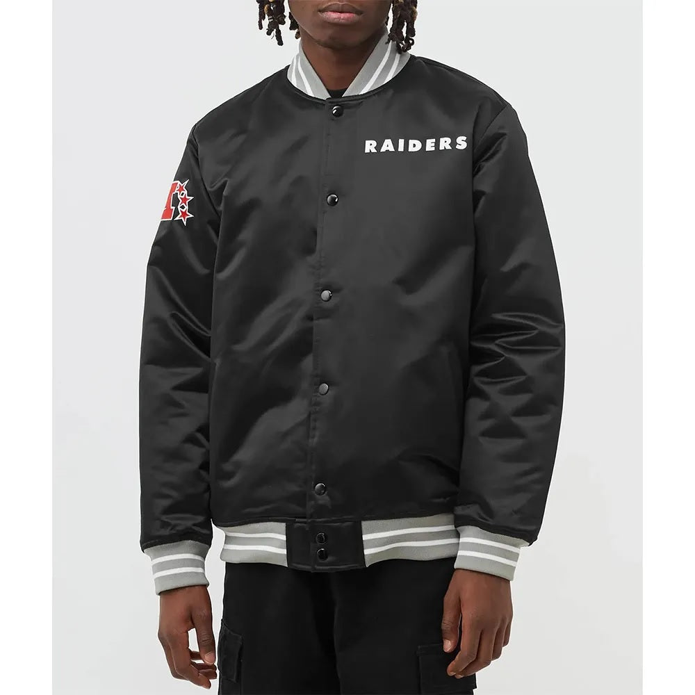 Oakland Raiders Heavyweight Satin Jacket WorthVee