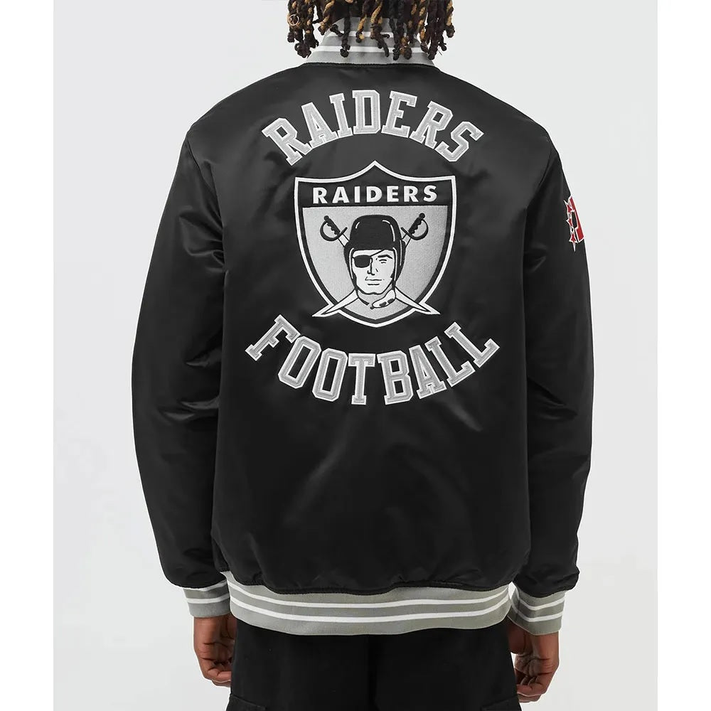 Oakland Raiders Heavyweight Satin Jacket WorthVee