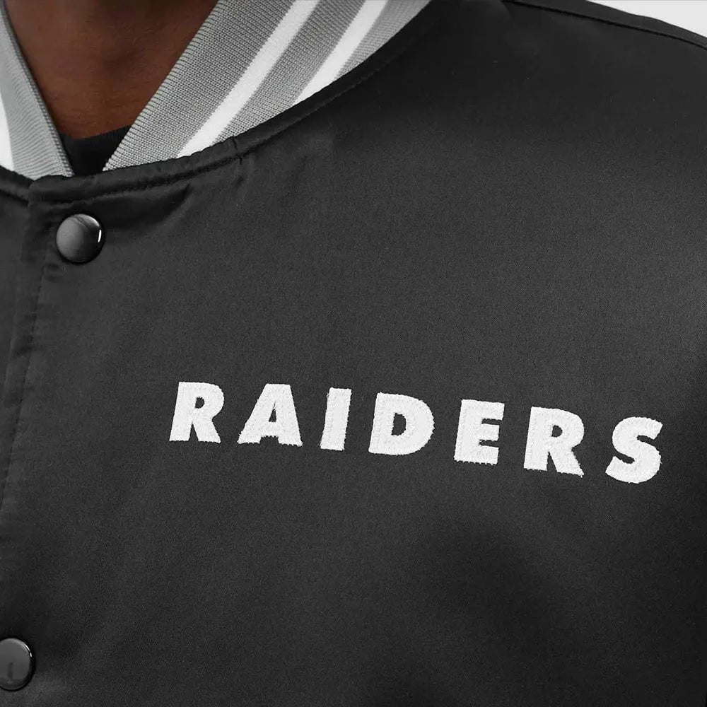 Oakland Raiders Heavyweight Satin Jacket WorthVee
