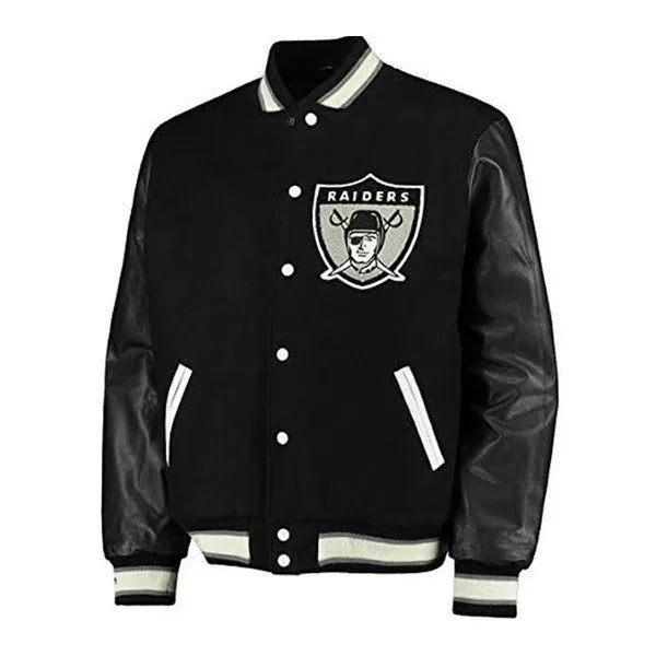 Oakland Raiders Letterman Varsity Jacket WorthVee