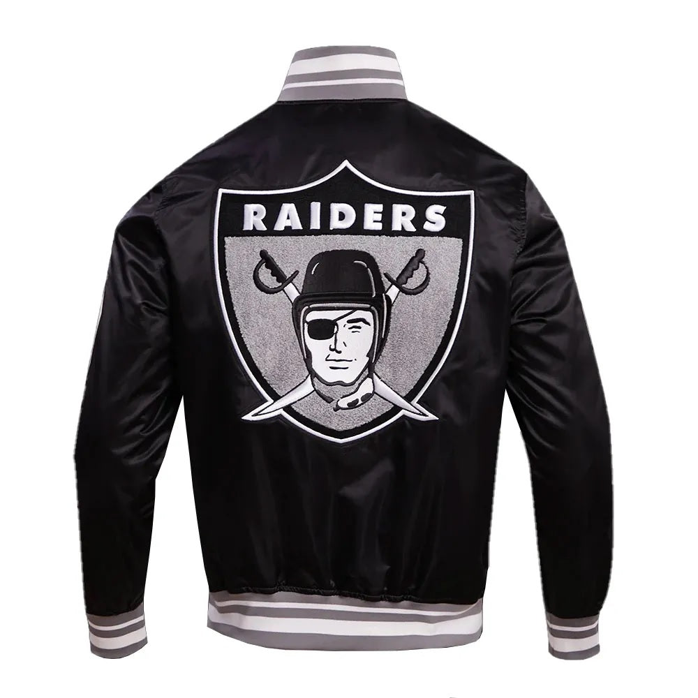 Oakland Raiders Retro Classic Rib Jacket WorthVee