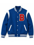Off Campus 2026 Garrett Graham Blue Varsity Jacket WorthVee