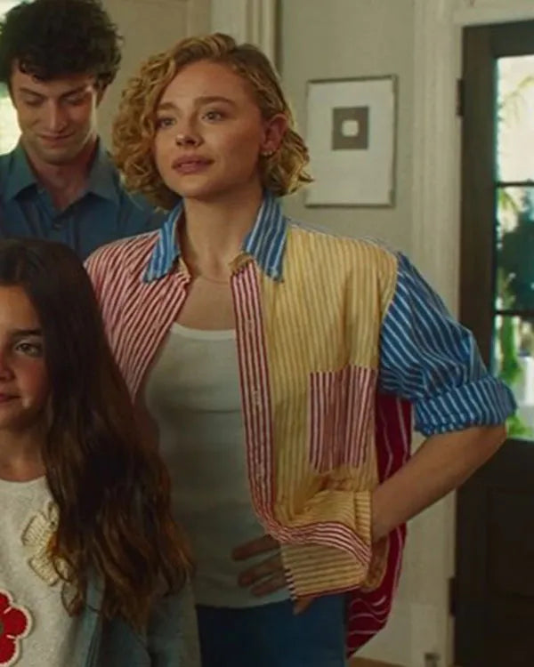 Oh. What. Fun. Chloë Grace Moretz Multicolor Striped Shirt WorthVee