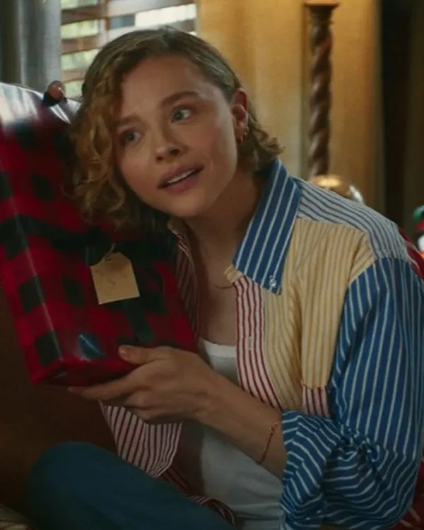 Oh. What. Fun. Chloë Grace Moretz Multicolor Striped Shirt WorthVee