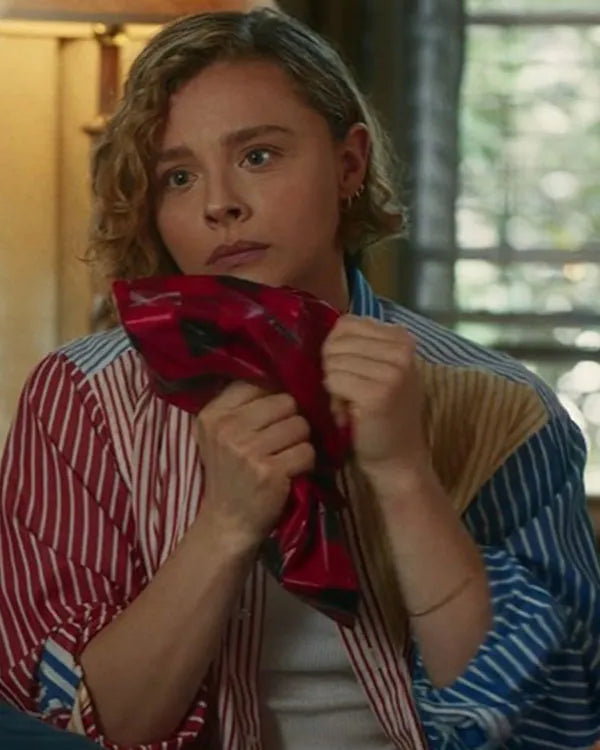 Oh. What. Fun. Chloë Grace Moretz Multicolor Striped Shirt WorthVee