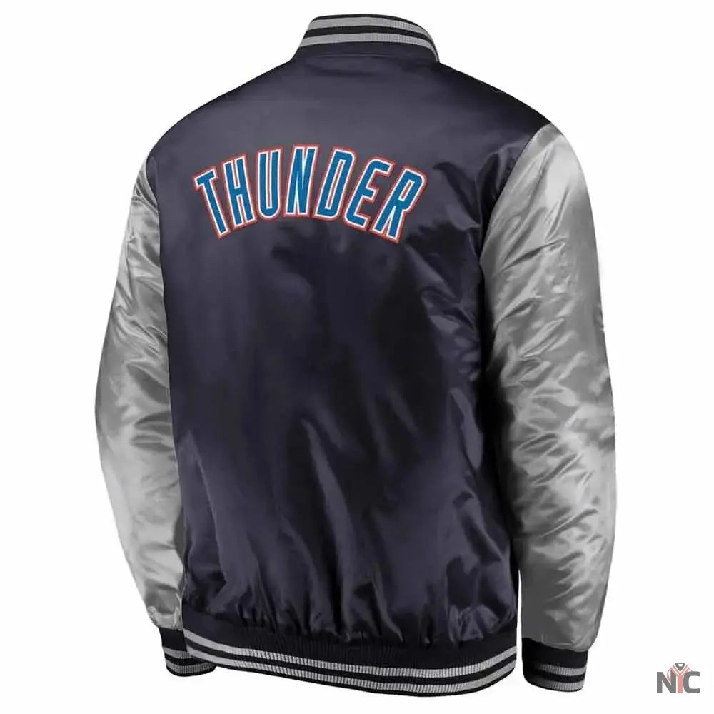 Oklahoma City Thunder Starter Satin Jacket Clanton Jacket
