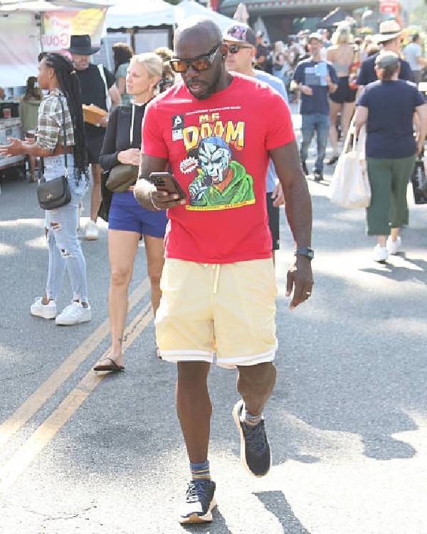 Omar J Dorsey LA Red T-Shirt Clanton Jacket