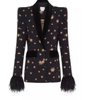 Only Murders In The Building S04 Molly Shannon Star Print Blazer