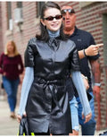 Only Murders In The Building S05 Selena Gomez Leather Dress Clanton Jacket