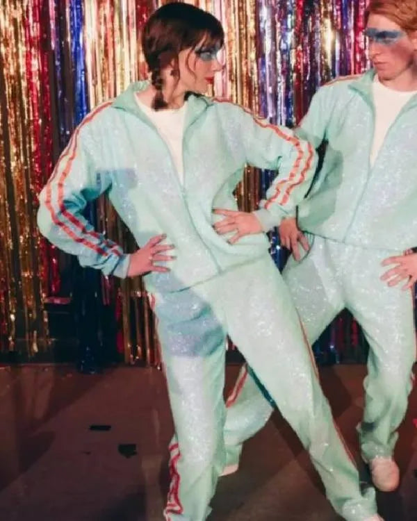 Opalite Taylor Swift Sequin Mint Green Tracksuit