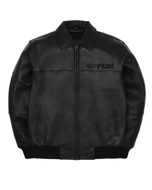 Opium Classic 00 Leather Bomber Jacket WorthVee