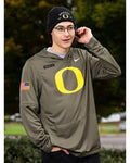 Oregon Ducks 2025 Military Appreciation Hooded T-Shirt