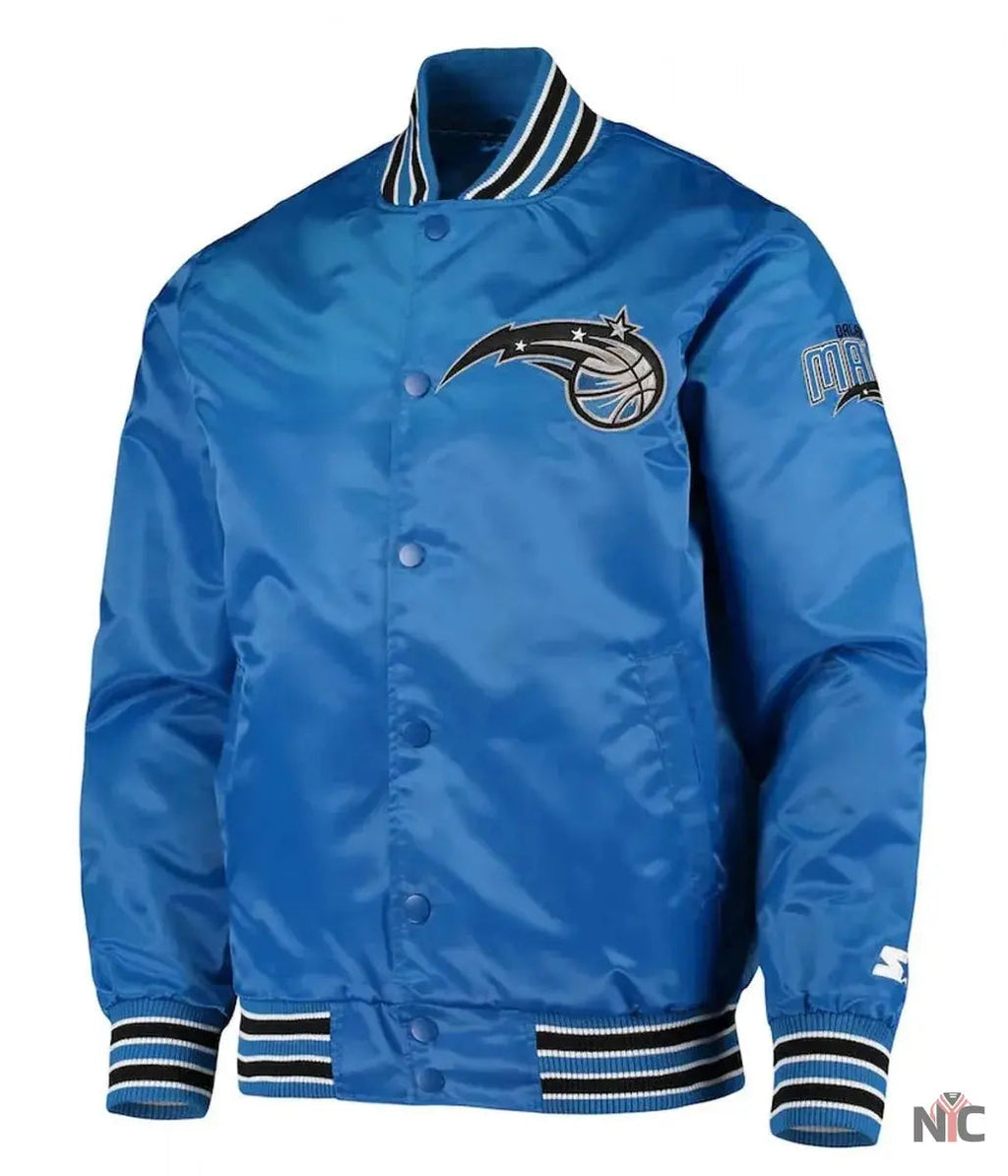 Orlando Magic The Diamond Classic Blue Bomber Jacket Clanton Jacket