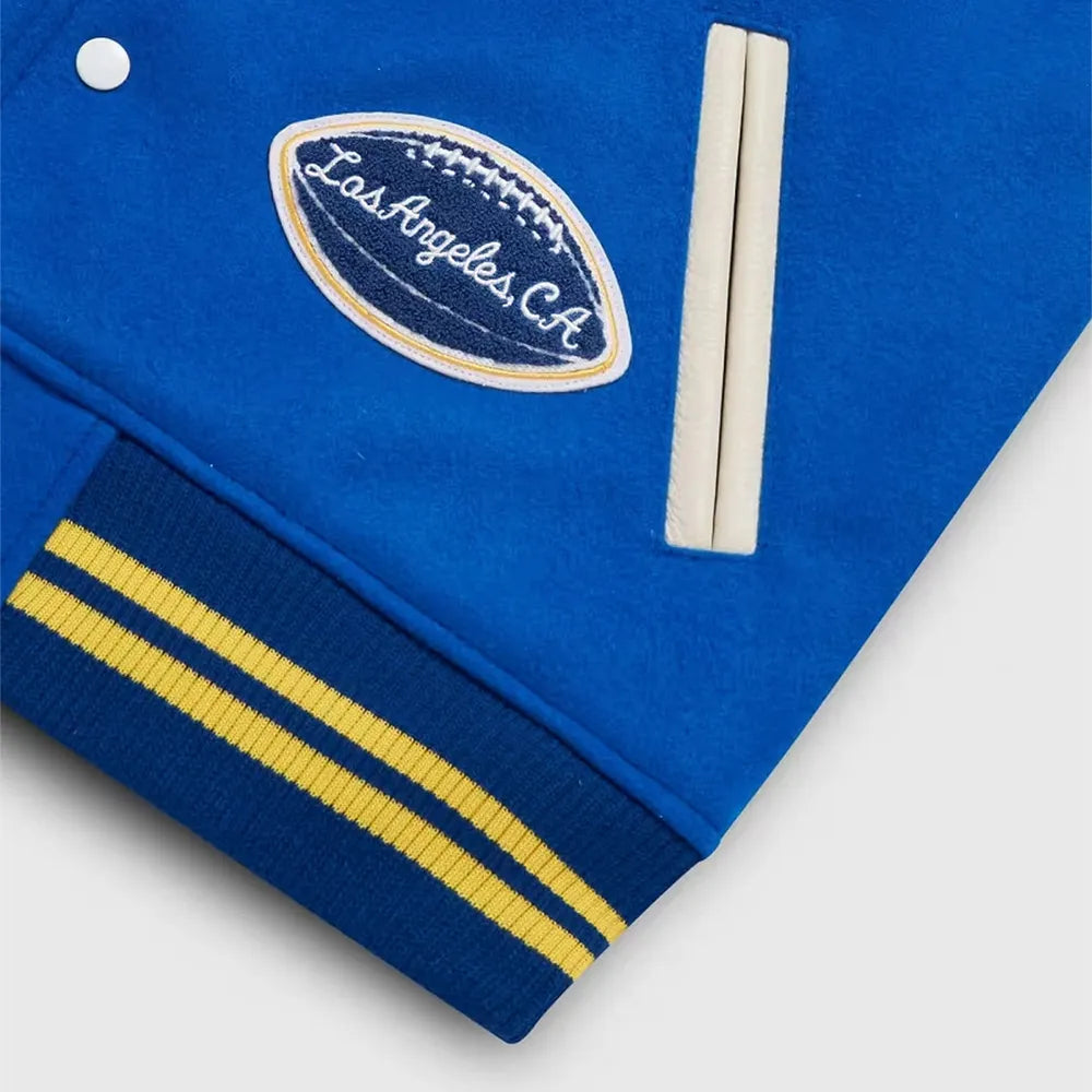 Ovo X Nfl Los Angeles Rams Varsity Jacket WorthVee