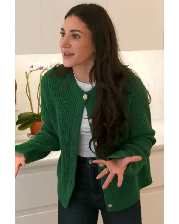 Owning Manhattan S02 Chloe Tucker Green Cardigan WorthVee