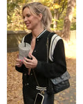 Owning Manhattan S02 Jess Taylor Black Bomber Jacket WorthVee