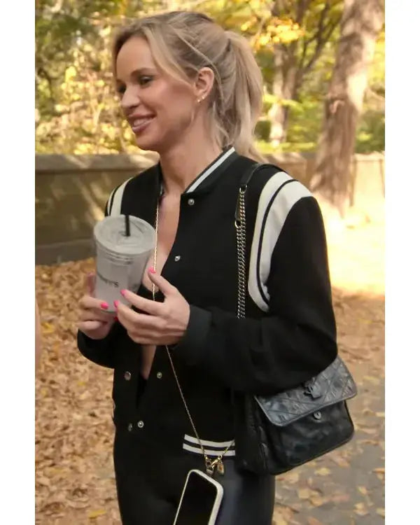 Owning Manhattan S02 Jess Taylor Black Bomber Jacket WorthVee