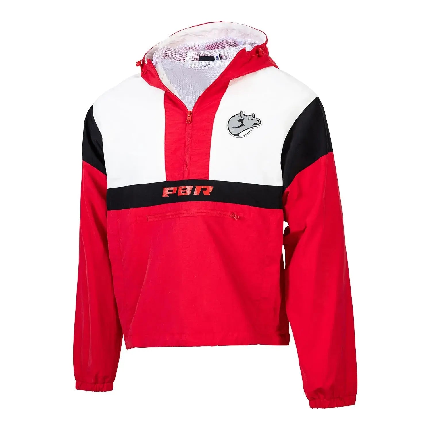PBR Anorak Jacket - Red, White, and Black WorthVee