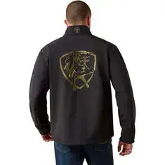 PBR x Ariat Softshell Jacket - Black WorthVee