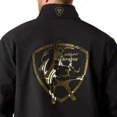 PBR x Ariat Softshell Jacket - Black WorthVee
