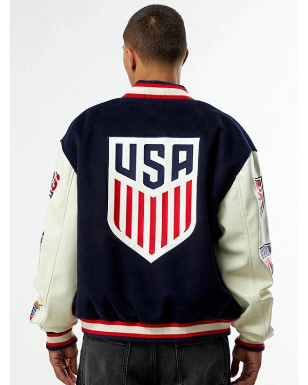 Pacsun U.S. Soccer x Jeff Hamilton Varsity Jacket