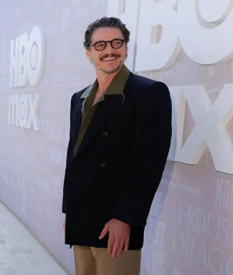 Pedro Pascal HBO Max Emmy Nominee Celebration Black Blazer Clanton Jacket