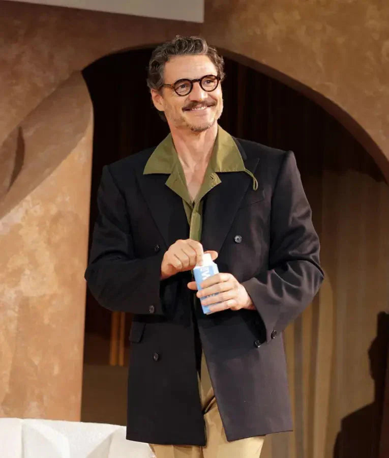 Pedro Pascal HBO Max Emmy Nominee Celebration Black Blazer Clanton Jacket