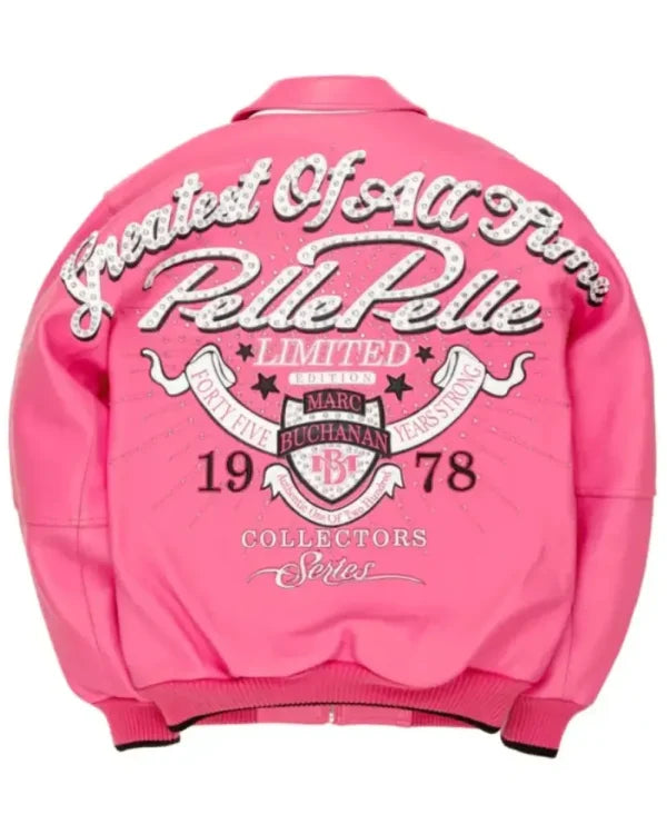 Pelle Pelle Greatest Of All Time Pink Jacket