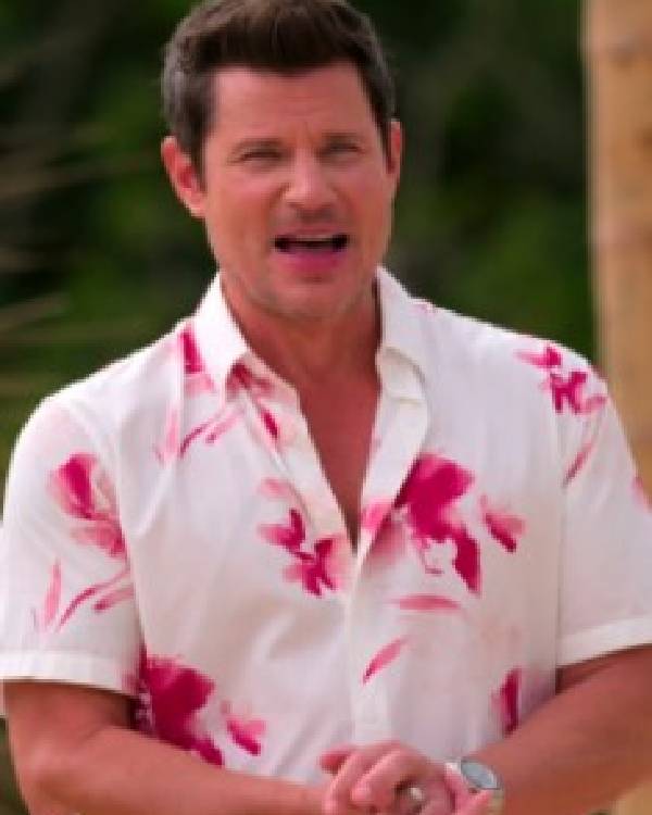 Perfect Match Nick Lachey Floral Shirt Clanton Jacket