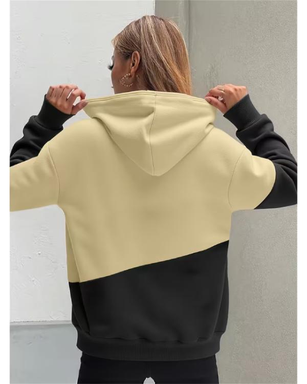 Perfectly Imperfect Two-Tone Hoodie