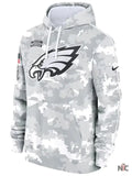 Philadelphia Eagles Salute To Service Camo 2024 Hoodie Clanton Jacket