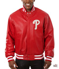 Philadelphia Phillies Letterman Leather Jacket Clanton Jacket