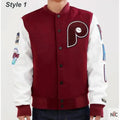 Philadelphia Phillies Letterman Varsity Jacket Clanton Jacket