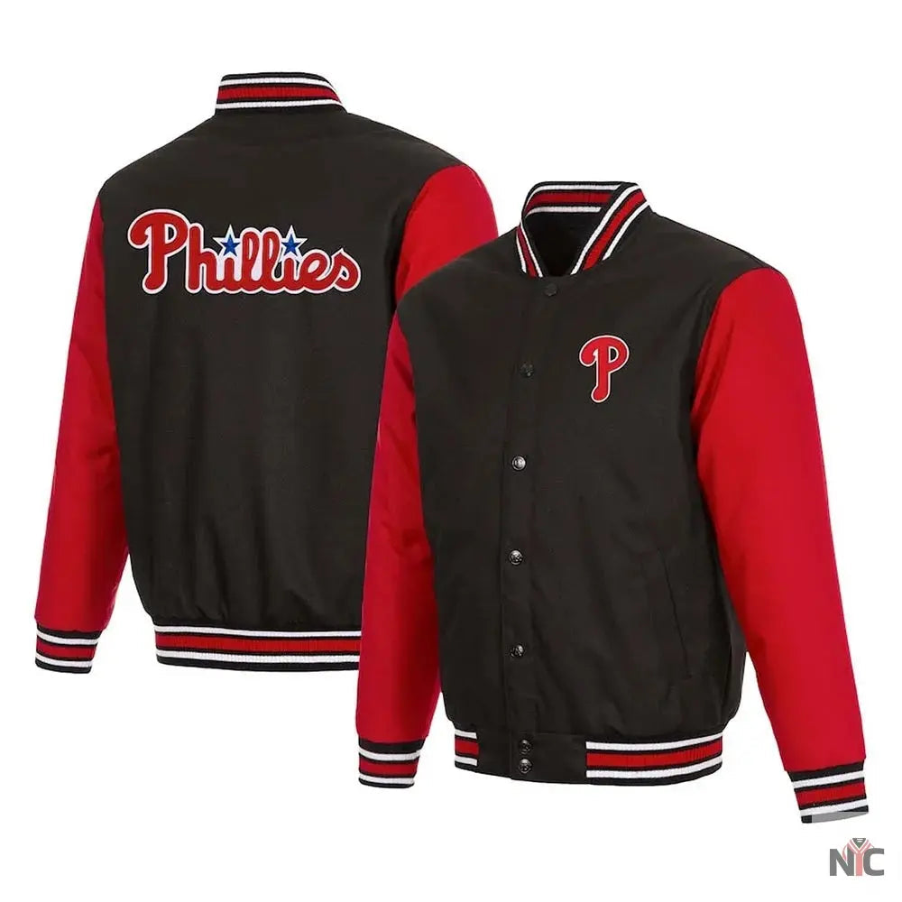 Philadelphia Phillies Poly Twill Jacket Clanton Jacket