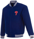 Philadelphia Phillies Royal Wool Jacket Clanton Jacket