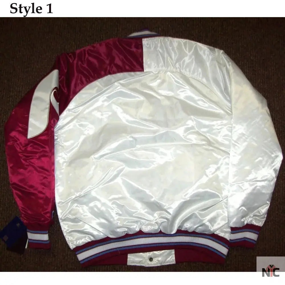Philadelphia Phillies Satin Jacket Clanton Jacket